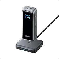 Anker Prime Power Bank and Charging Base, 26,250mAh 300W Max Portable Charger with Base for 6 Devices, Two-Way Charging, TSA-Approved, App Control, for MacBook, iPhone 17/16 Series, and More