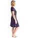 Kindred Bravely Ultra Soft Maternity & Nursing Nightgown Dress (Eggplant, Medium)
