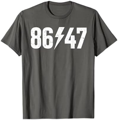 Amazon.com: 86 47 Roman Numerals LXXXVI XLVII 8647 Subtle Anti