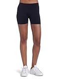 Bollé Women's Solid Panel Seamless Tennis Short, Black, Large