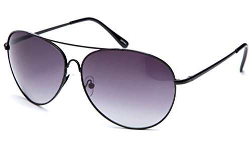 Newbee Fashion - "Atonika" Metal Classic Spring Hinge Vintage Aviator Sunglasses