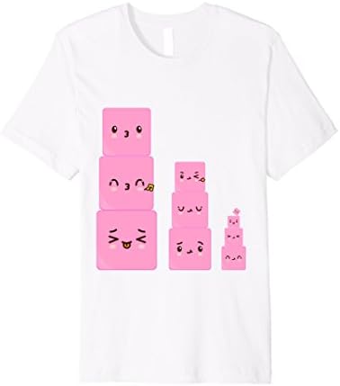 Montessori Kawaii - Pink Tower - T-shirt