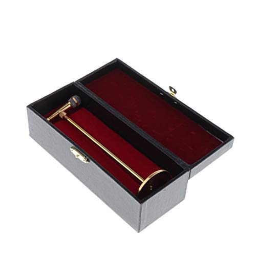 image for LEIPUPA 1:6 Copper Adjustable Microphone with Stand & Case Gift, Minia