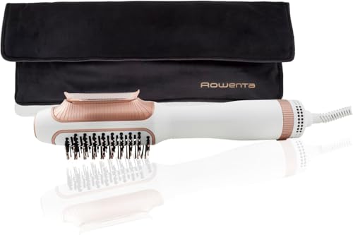 Rowenta Reverso - Secador de Pelo y Cepillo de Aire Caliente 2 en 1, con Función Reverse, Motor Iónico, para Secado Rápido y Peinado Natural, Neceser Incluido, CF9820