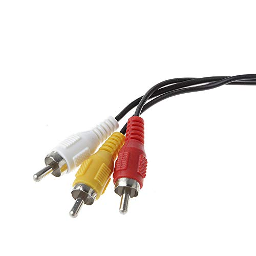 Yliquor New Black AV Audio Video Adapter Cable Cord for SNES Super NES Nintendo N64 Gamecube (Black) - Thumbnail 3