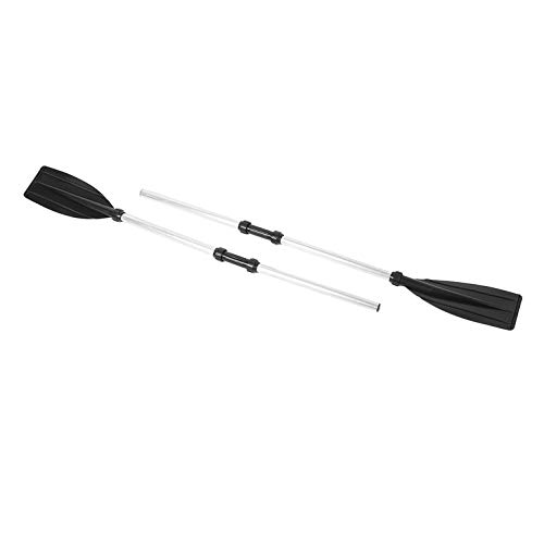 2 PCS Detachable Aluminum Canoe Oars Strengthened Double-ended Kayak Paddles Lightweight Float Raft Canoe Oars - Thumbnail 2