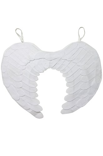 Forum Novelties 23-Inch Non-Feathered Wings (White)-
