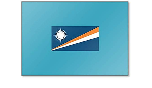 Imán para nevera, diseño de la bandera de las Islas Marshall ...