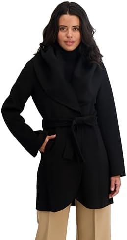 Amazon.com: Tahari Women's Double-Faced Luxury Soft Wool Blend