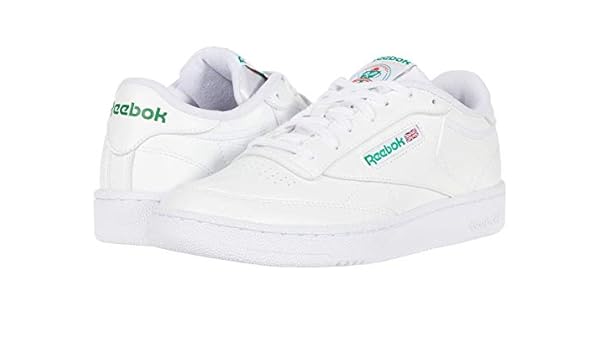 reebok classic white green