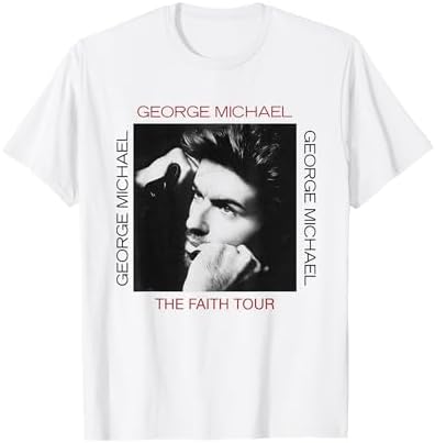 Amazon.com: George Michael - Faith T-Shirt : Clothing, Shoes & Jewelry