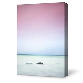 Canvas Wall Art for Living Room,Bedroom Home Artwork Paintings Coast and Horizon Ready to Hang - 12x18 inches