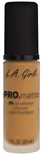 L.A. Girl Pro Matte Foundation, Golden Bronze, 1 fl. oz.