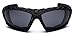Oversized Choppers Men's Sport Padded Motorcycle Bikers Sunglasses MATTE BLACK