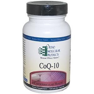 Ortho Molecular Products COQ-10 Soft Gel Capsules, 120 Count Ortho Molecular Products COQ-10 Soft Gel Capsules, 120 Count