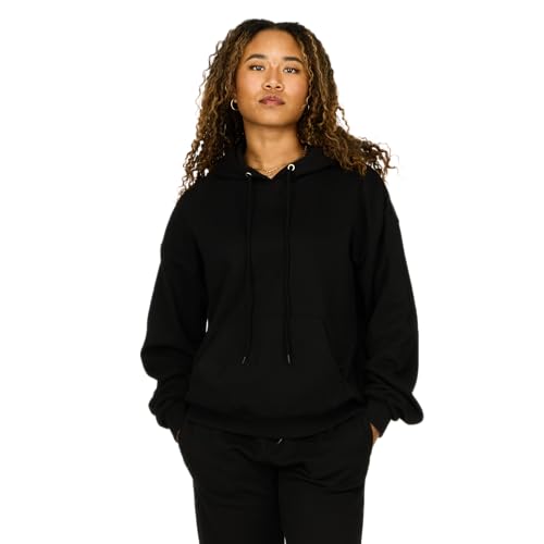 Forever 21 Women's Oversized Fleece Hoodie – Cozy Pullover Sweatshirt with Kang…