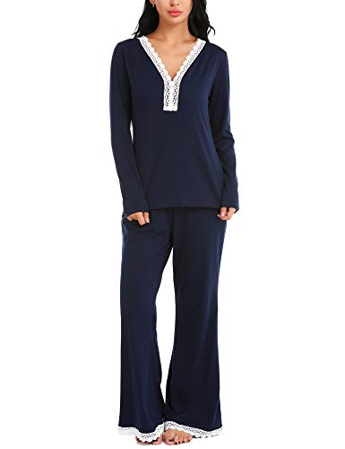 ARANEE Pajamas Women's Long Sleeve Sleepwear Soft Pj Set