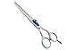 Worry Free Goodie Barber Approved, Modern, Cobalt Molybdenum Scissors - 6.5'' - Blue Stainless Steel Hair Cutting Scissors
