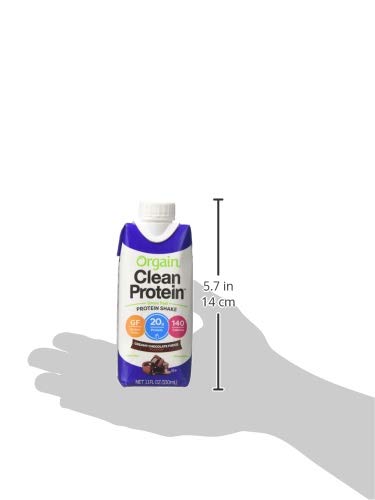 ORGAIN WHEY PROTEIN SHK CHOCOLATE FUDGE, 11 OZ