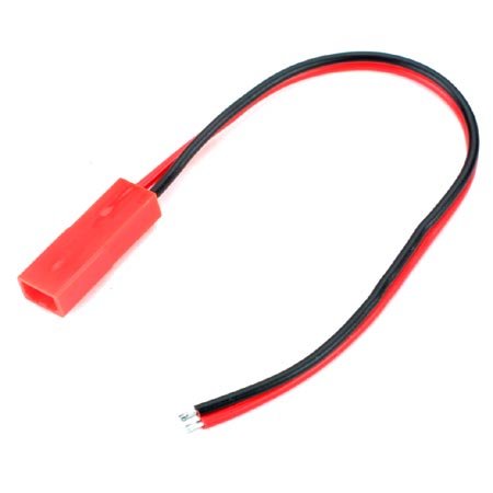 Hitec RCD56210 Female BEC Connector, Red