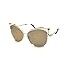 Ikevan 2017 Fashion Retro Men Women Clear Lens Glasses Metal Spectacle Frame Myopia Eyeglasses Sunglasses (Gold)