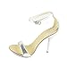 Women's Classic Dancing Stiletto High Heel Open Toe Ankle Strap Sandals