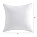 MoMA 18 x 18 Pillow Inserts (Set of 4) - Throw Pillow Inserts with 100% Cotton Cover - 18 Inch Square Interior Sofa Pillow Inserts - Decorative Pillow Insert Pair - White Couch Pillow (18 x 18)
