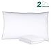 Adoric 300 thread count brushed microfiber Queen Size Pillowcase Covers, White