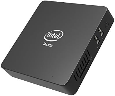 Windows 10 Mini PC, 64-bit Intel x5-Z8350 (Up To 1.92 GHz) HD Graphics, DDR3L 2GB/ 32GB eMMC/ 4K/ 1000M LAN/ 2.4/5.8GHz WiFi/ BT 4.0/ Fanless Mini Desktop [Dual Output - VGA/HDMI] (2GB Ram.)