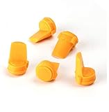 Enhanced Test Tube Stopper - 5 Piece (Yellow)