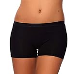 SEVIM Women's 3 Pack Comfortable Cotton Bike Yoga Boxer Brief Boyshort X-Large Black, White , Beige