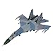 HANGHANG 1/100 Scale SU-27 Fighter Attack Plane Metal Fighter Military Model Fairchild Republic Diecast Plane Model for Commemorate Collection or Gift