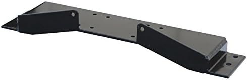 Body Armor 4x4 JK-3101 Black - Steel Elevated Winch Plate for 2007-2013 JK Jeep Wrangler