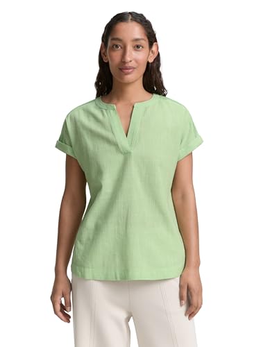TOM TAILOR Blusa Holgada para Mujer, 37788 - Verde Pistacho, 36