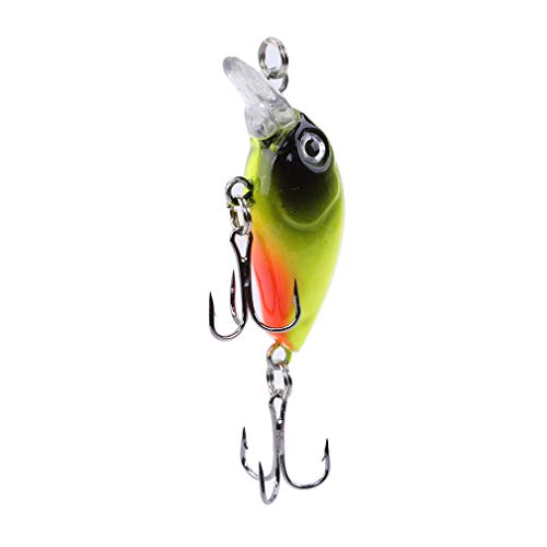 Yunzee Simulation Fishing Lure 5 PCS Artificial Fish Bait Hook Wobbler Hard Tackle Bait Hook Crankbaits Swimbaits Boat Fishing Lures Set