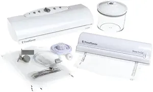 FoodSaver Premier Series V1205 Vacuum Sealing Kit, White