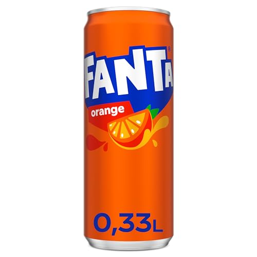 Fanta Orange - fruchtig-spritzige Limonade mit klassischem Orangengeschmack - erfrischendes Softgetränk in Einweg Dosen (24 x 330 ml) thumbnail 2