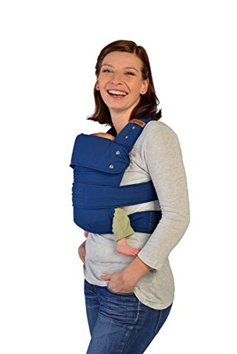 marsupi Marsupio porta bebè Classic (cotone biologico), versione 2.0 (oceano/blu, L)