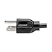 Tripp Lite Standard Computer Power Cord 10A,18AWG (NEMA 5-15P to IEC-320-C13) 20-ft.(P006-020) Black