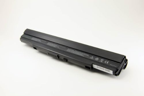 New Extended Replacement Laptop Battery for ASUS PL30Jt PL80Jt Pro32A Pro34F Pro5GAP Pro5GVS U35 U45 UL30 UL30a UL50 UL50ag UL50vg UL50vs UL50vt UL80 UL80ag UL80vt (Li-ion, 14.4V, 6600mAh, 92wHr, 12 cells) with 2 years warranty
