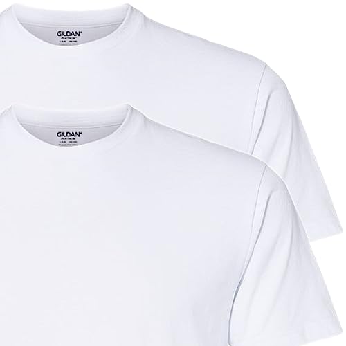 Gildan Men's Crew TShirts, Multipack, Style G1100, White (6Pack), 2X