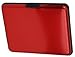 HONB Large Aluminum Wallet Credit Card Holder with RFID Protection (Red)