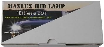 MAXLUX HID Xenon Bulbs H7 5000K (1 Pair, White)