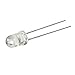 50 Pack Super Bright 16000 - 20000 MCD White 5MM LED with Resistor ( 50 Pcs)