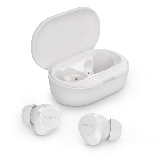 TAT1209WT Auriculares True Wireless con Bluetooth - Auriculares pequeños, Gran Valor, un Sonido Natural con Graves dinámicos, Llamadas nítidas y Estuche de Carga tamaño Bolsillo - Blanco