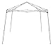 Caravan Canopy V Series 12 by 12 Foot Outdoor Shade Instant Canopy Kit with Steel Frame and 150D Polyester Canopy Top, 3 Leg Height Settings, White