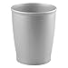 iDesign - 93436 Kent Plastic Wastebasket, Trash Can for Bathroom, Kitchen, Office, Bedroom, 8.25