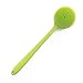 DNC Silicone Back Scrubber Soft Bath Body Brush for Shower with Long Handle (Green)