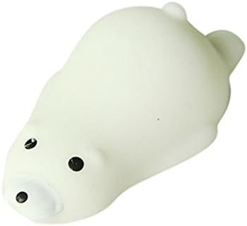 Fanty Tech Squishy Mochi Cute Animal Squeeze Rising Healing Kawaii Fun Kids Joke Toy Stress Anxiety Reliever Decor (A)