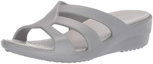 crocs women's sanrah strappy wedge sandal
